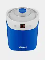 Йогуртница Kitfort КТ-4090-3, бело-синий