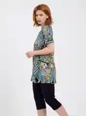 Разноцветный туника женская домашняя, Lilians