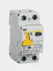 Дифференциальный автомат IEK АВДТ32, 1П+N, 32А, хар-ка С, 6кА, 30мА