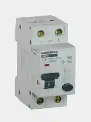 Дифференциальный автомат IEK Generica АВДТ 32, 1П+N, 16А, хар-ка С, 4,5кА, 30мА, AC