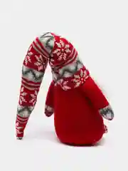 Красный новогодний гномик, гном tomte, гном nisse