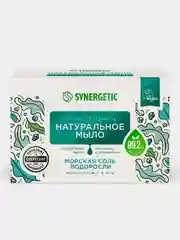 Натуральное туалетное мыло Synergetic "Морская соль и водоросли", 90 гр