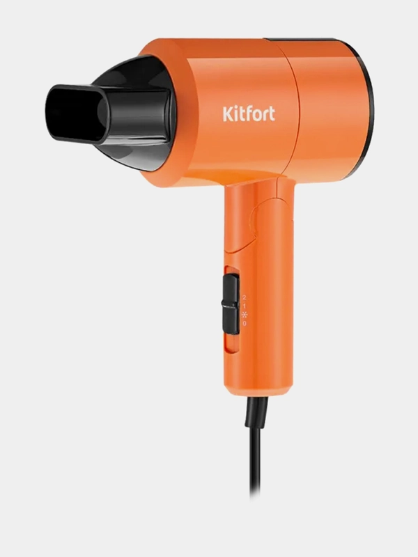 Фен Kitfort КТ-3240-2, черно-оранжевый