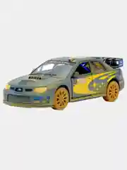 Машинка металлическая инерционная KINSMART Subaru Impreza WRC 2007 Muddy KT5328, 1:36