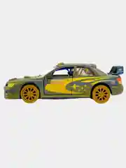 Машинка металлическая инерционная KINSMART Subaru Impreza WRC 2007 Muddy KT5328, 1:36