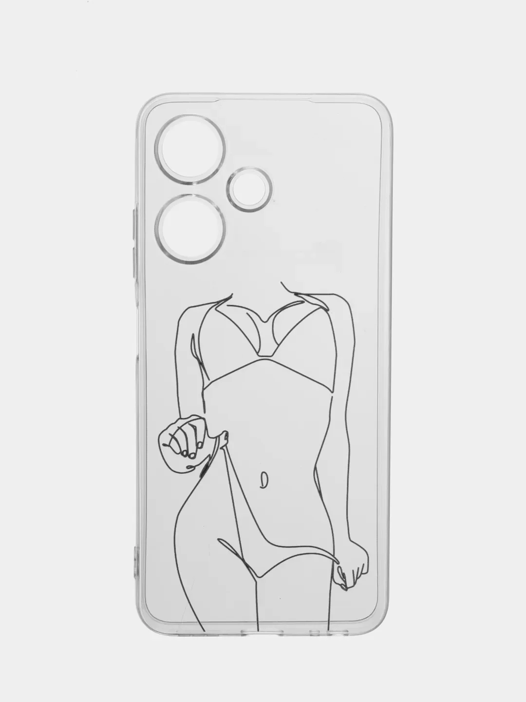 Бордовый силиконовый чехол для Itel Vision 3 PLUS, с принтом, с рисунком, Ител Вижен 3 Плюс