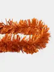Горчичный мишура новогодняя, 200 см