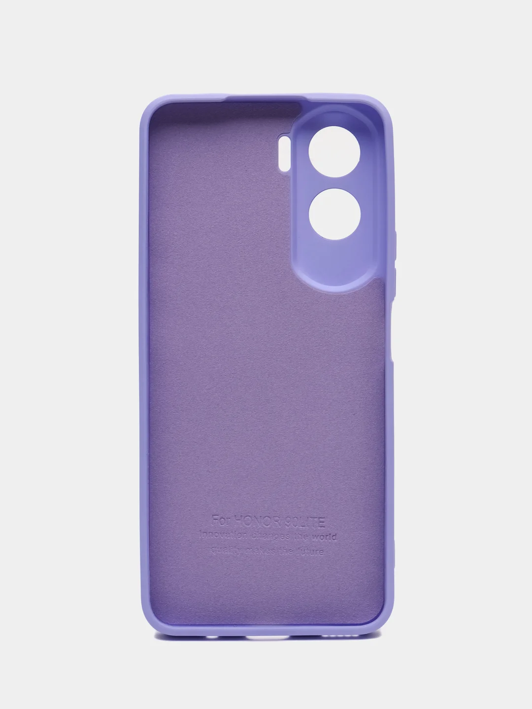 Лавандовый чехол Silicone Cover для Honor 90 Lite (Хонор 90 Лайт), силиконовый