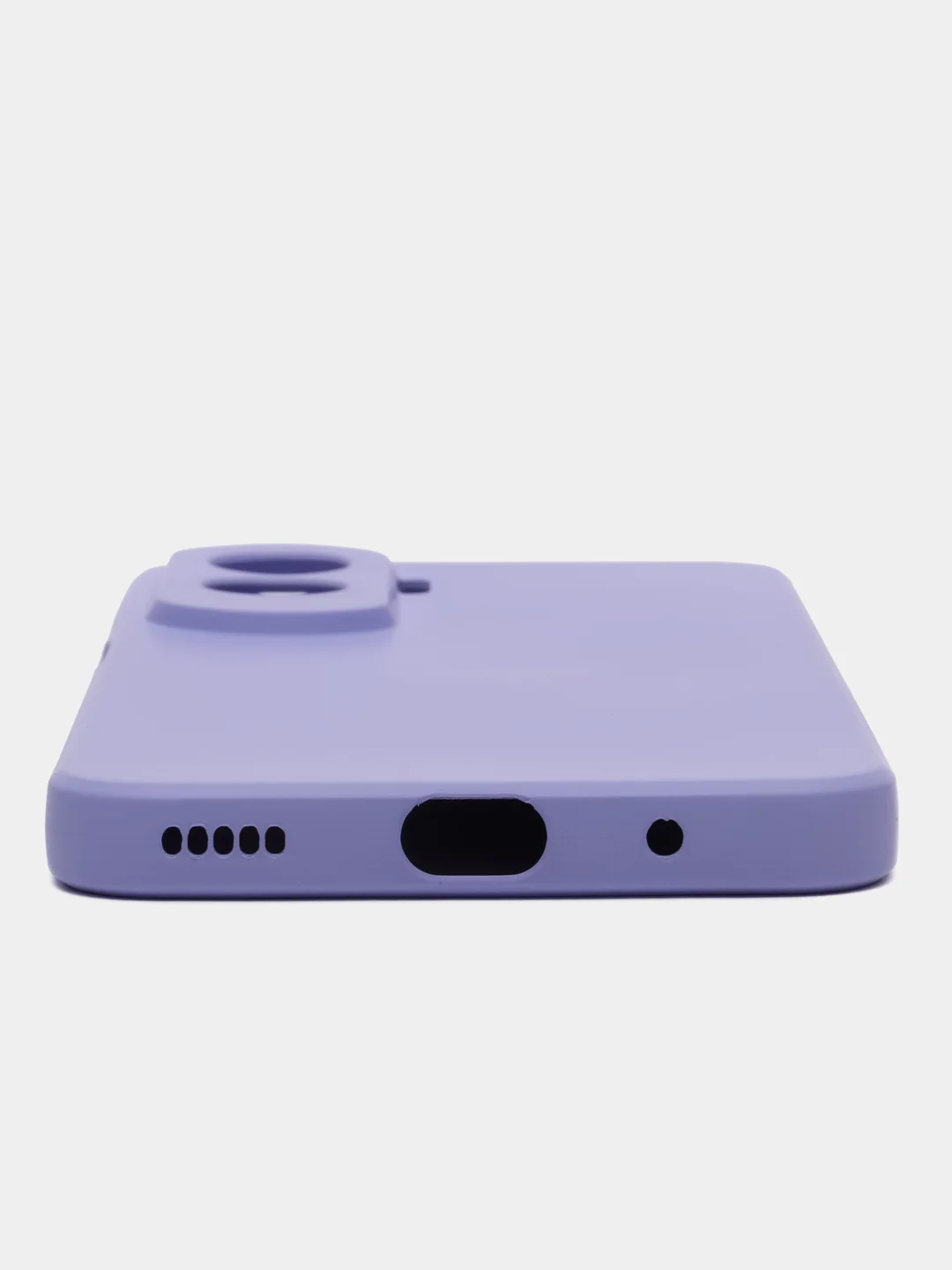 Лавандовый чехол Silicone Cover для Honor 90 Lite (Хонор 90 Лайт), силиконовый
