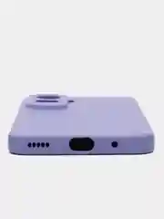 Лавандовый чехол Silicone Cover для Honor 90 Lite (Хонор 90 Лайт), силиконовый