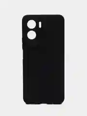 Черный чехол Silicone Cover для Honor 90 Lite (Хонор 90 Лайт), силиконовый