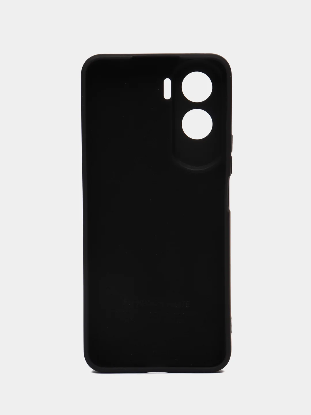 Черный чехол Silicone Cover для Honor 90 Lite (Хонор 90 Лайт), силиконовый