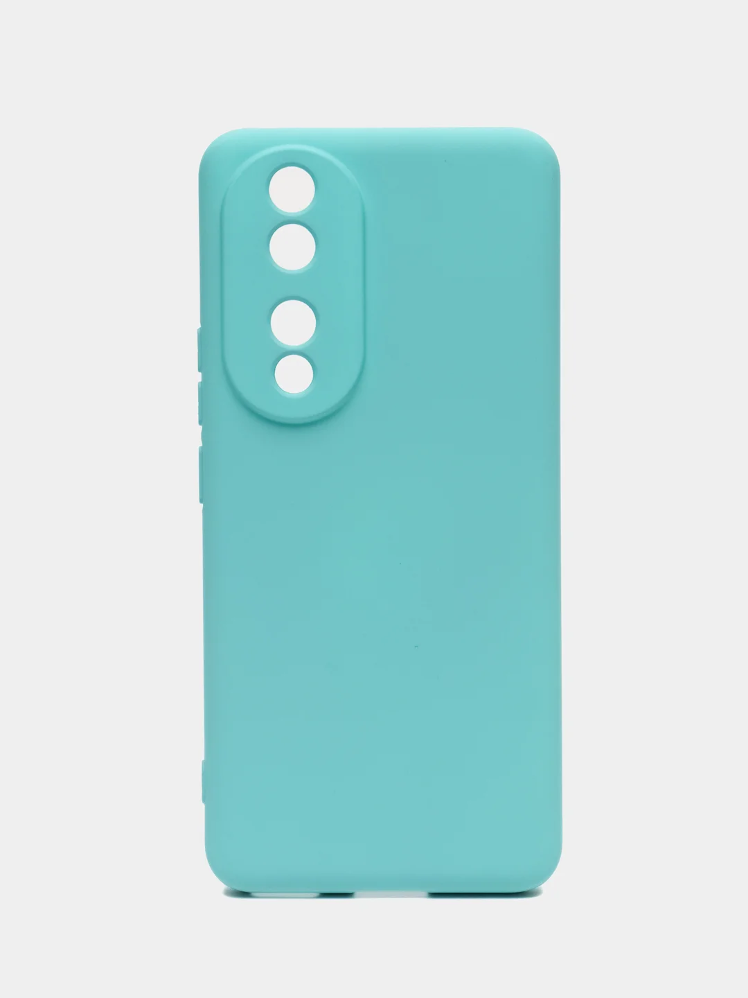Бирюзовый чехол Silicone Cover для Honor 90 (Хонор 90), силиконовый