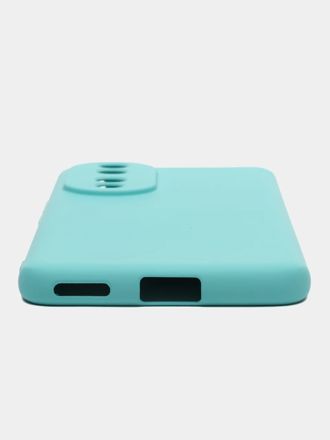 Бирюзовый чехол Silicone Cover для Honor 90 (Хонор 90), силиконовый
