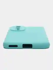 Бирюзовый чехол Silicone Cover для Honor 90 (Хонор 90), силиконовый