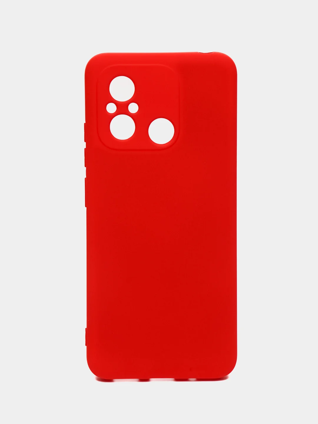 Красный чехол силиконовый для Xiaomi Redmi 12C, Сяоми Редми 12С Silicone Cover