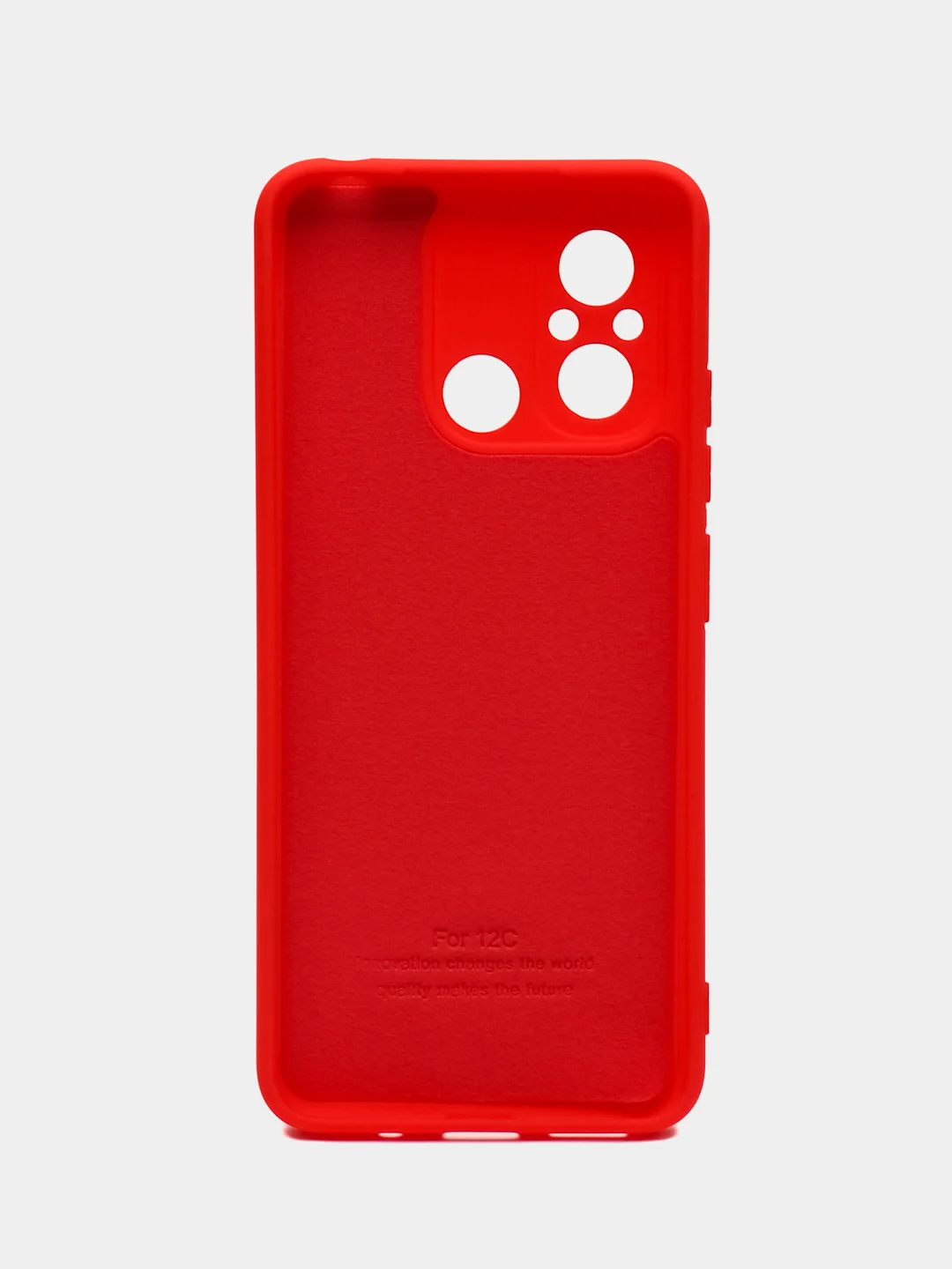 Красный чехол силиконовый для Xiaomi Redmi 12C, Сяоми Редми 12С Silicone Cover