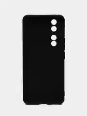 Угольный чехол Silicone Cover для Honor 90 (Хонор 90), силиконовый