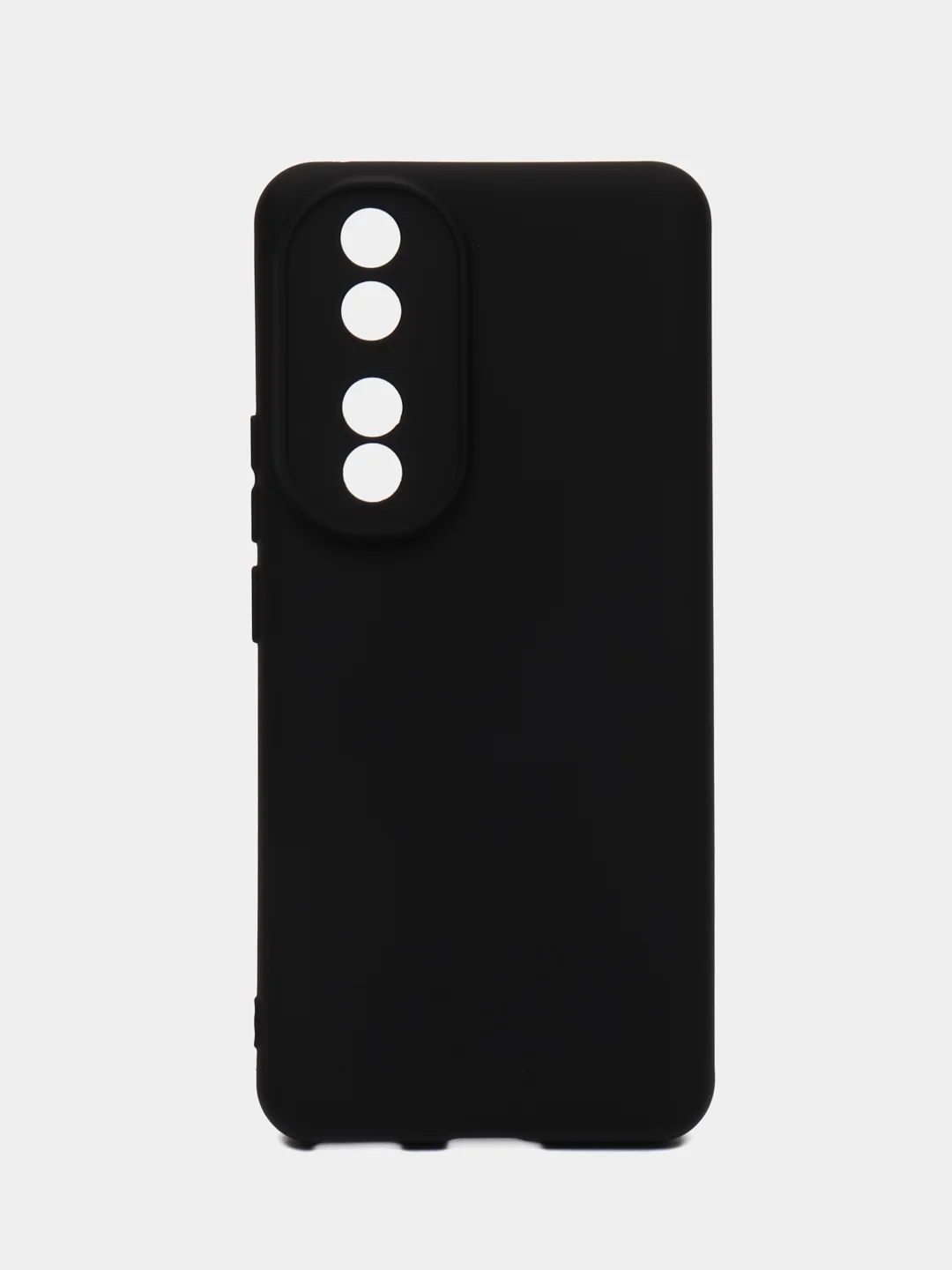 Угольный чехол Silicone Cover для Honor 90 (Хонор 90), силиконовый