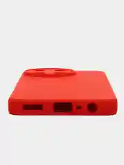 Красный чехол Silicone Cover для Realme 11 4G (Реалми 11 4Г), силиконовый