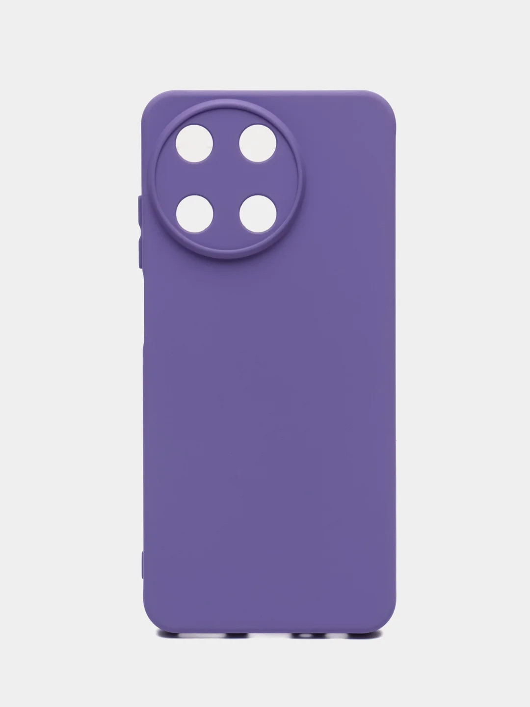 Сиреневый чехол Silicone Cover для Realme 11 4G (Реалми 11 4Г), силиконовый