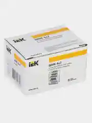 Шины 3L+PEN на дин-рейку в корпусе (кросс-модуль) ШНК 4х7 IEK
