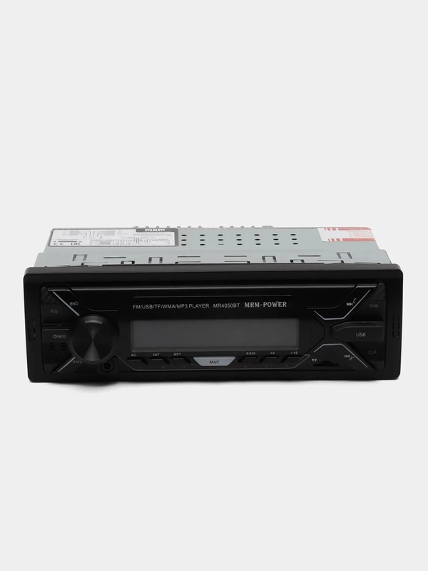 Автомагнитола MRM MR4050 LCD/BT/USB/TF/FM/Remote+G/4RCA, 7 цветов, 4 х 60W, с охладителем