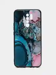 Фуксия силиконовый чехол для Xiaomi Redmi 9, с принтом, с рисунком (Сяоми Редми 9)
