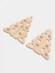 Елочная игрушка, деревянная, сборная