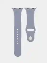 Серый меланж силиконовый ремешок для Apple Watch 42/44