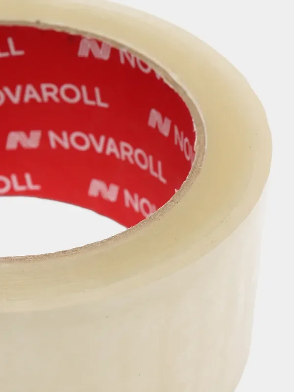 Скотч упаковочный прозрачный NOVAROLL, 150 м. 48 мм, липкая лента