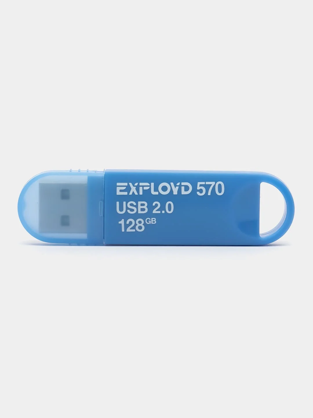 Синий флешка Exployd 570 128GB USB 2.0, флеш карта, карта памяти