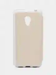 Белый чехол-книжка для Meizu M3 Mini, с подставкой