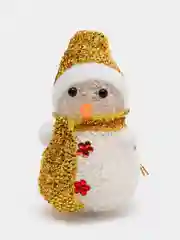 Желтый снеговик светящийся