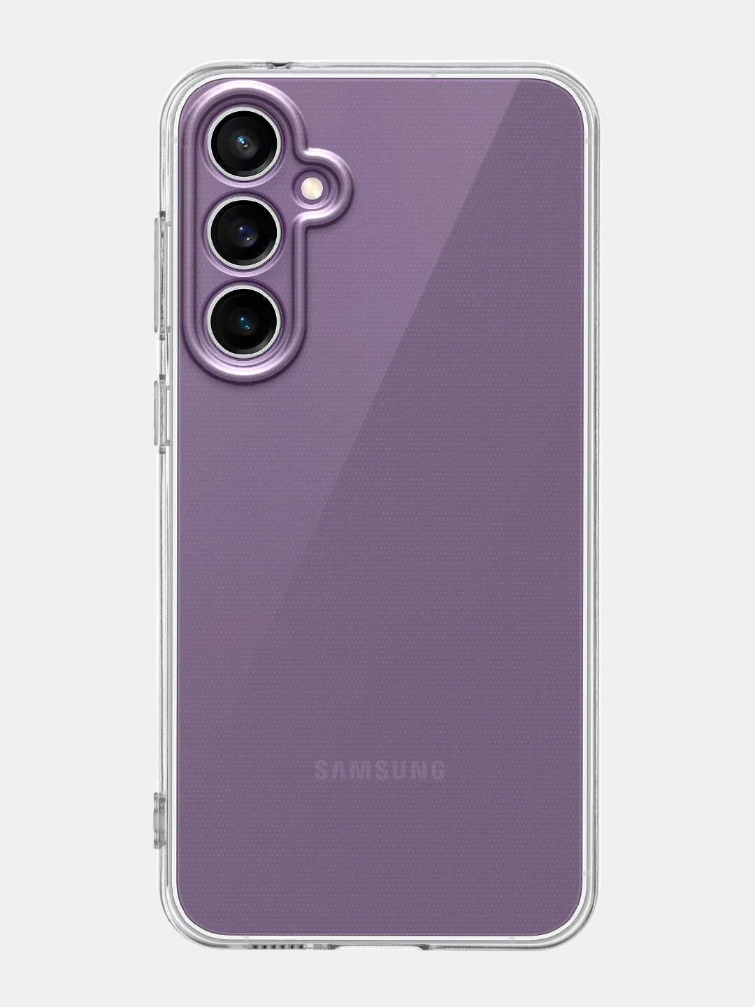Прозрачный чехол для Samsung Galaxy S23/ S23 FE/ S23+/ S23 Ultra BROSCORP силиконовый с защитой камер