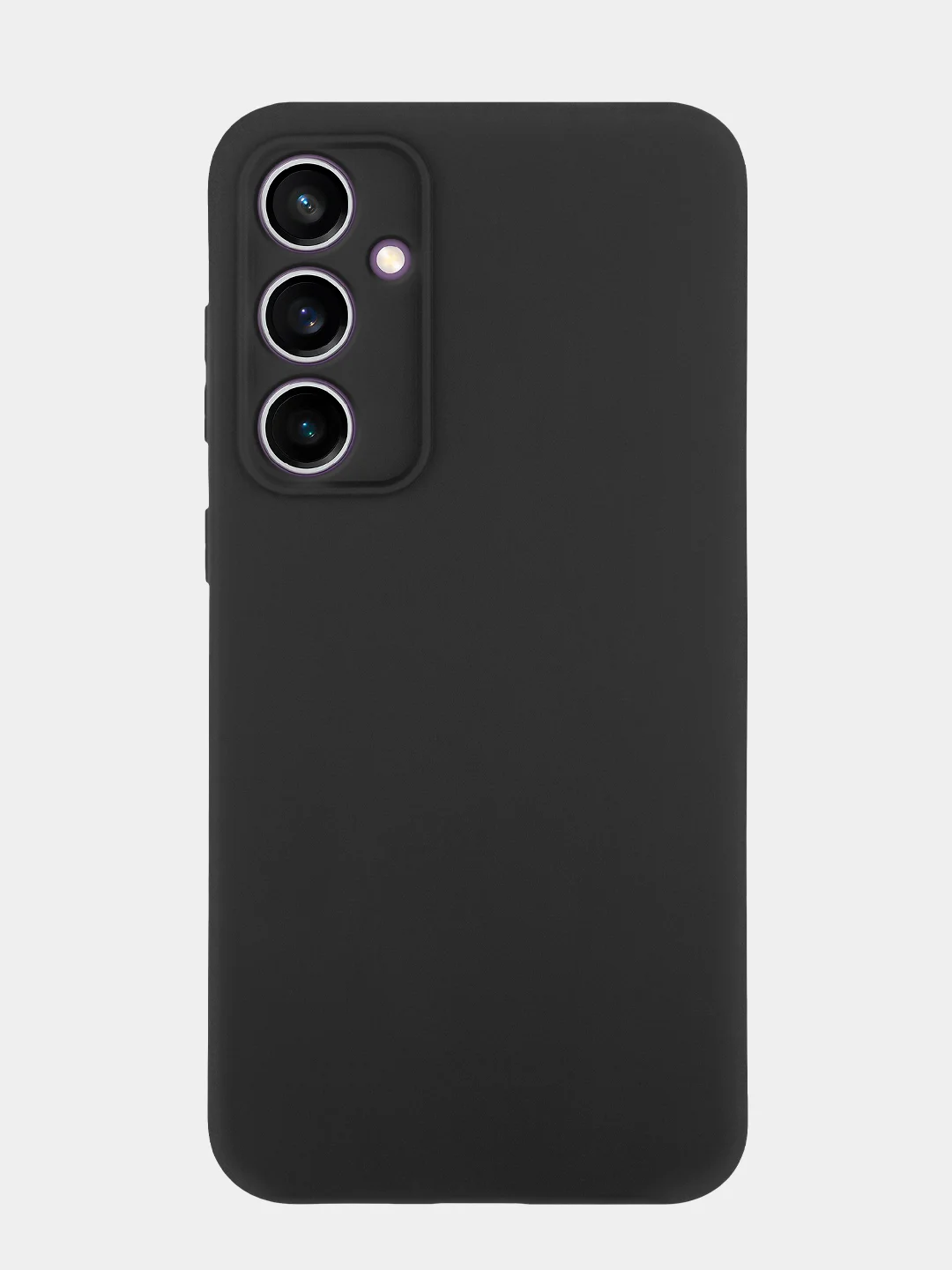 Черный чехол для Samsung Galaxy S23/ S23 FE/ S23+/ S23 Ultra BROSCORP силиконовый с защитой камер