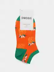 Оранжевый носки женские DMDBS, с принтом