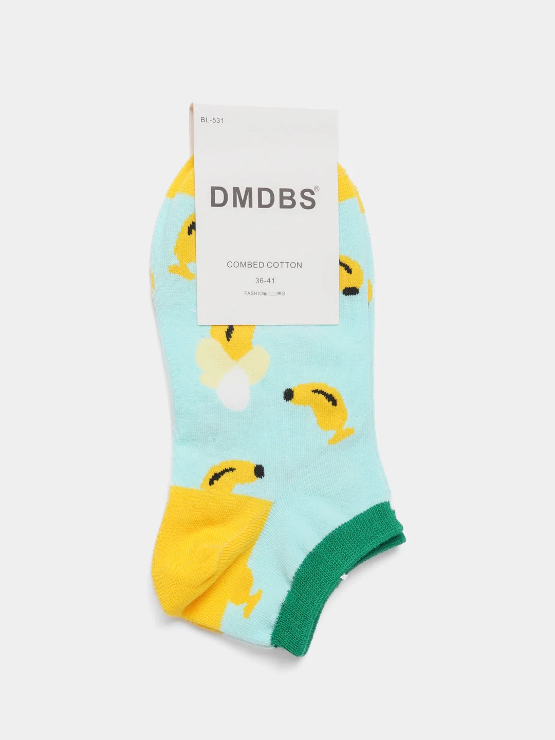 Голубой носки женские DMDBS, с принтом