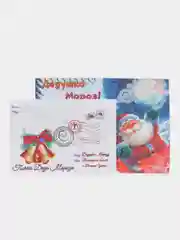 Ледяной письмо новогоднее "Деду Морозу" формат А4, с большим конвертом А5