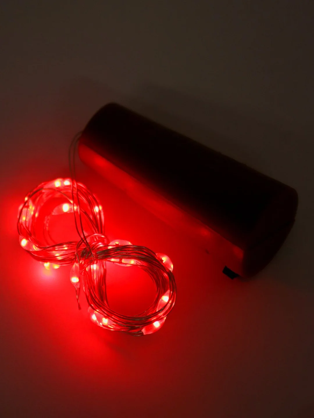 Красный гирлянда "Пробка", 20 LED, 2 м