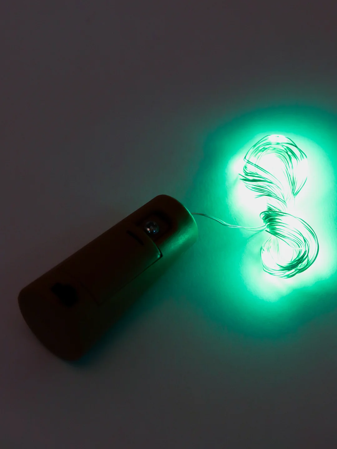 Зеленый гирлянда "Пробка", 20 LED, 2 м