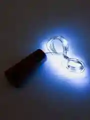 Белый гирлянда "Пробка", 20 LED, 2 м