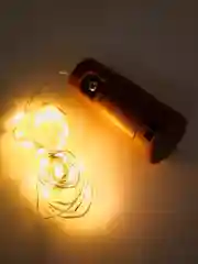 Желтый гирлянда "Пробка", 20 LED, 2 м