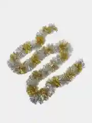 Серый металлик мишура