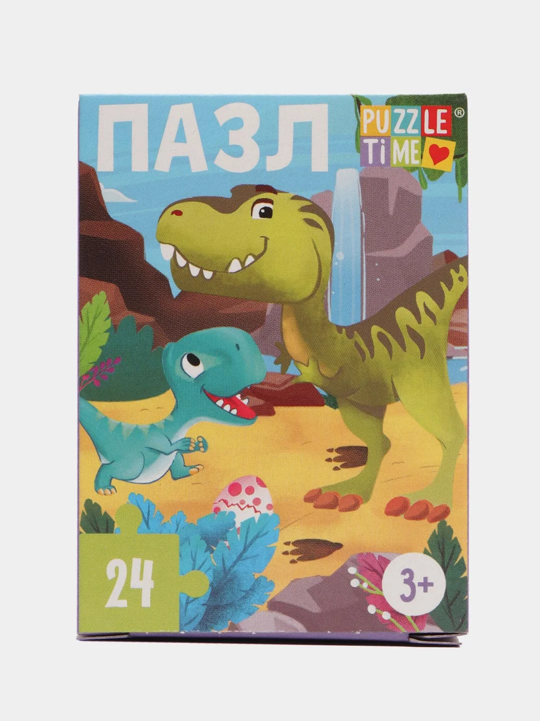 Фиолетовый пазл, 24 элемента