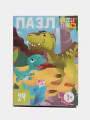 Фиолетовый пазл, 24 элемента