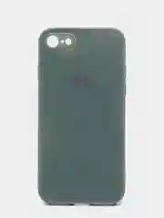 Тёмно-зелёный чехол для iPhone 11, 12, 13, 12 Pro Max, 12 Pro, силиконовый, со стеклянной панелью