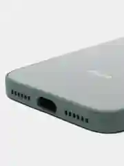 Тёмно-зелёный чехол для iPhone 11, 12, 13, 12 Pro Max, 12 Pro, силиконовый, со стеклянной панелью