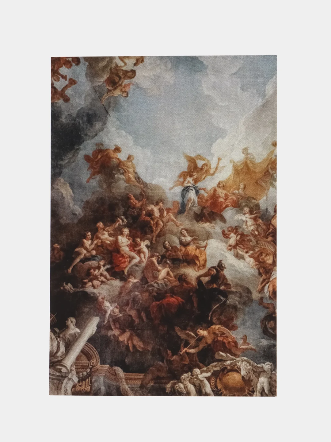 Розовый набор открыток в крафтовом конверте, 10*15 см, на новый год, день рождения