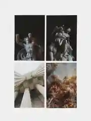 Розовый набор открыток в крафтовом конверте, 10*15 см, на новый год, день рождения
